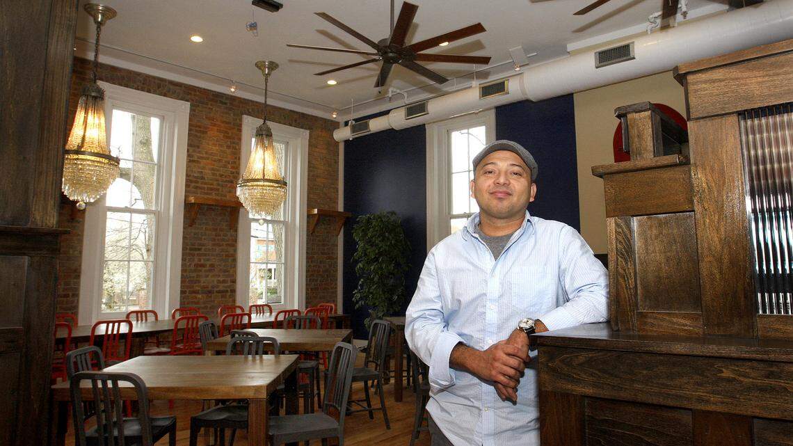 Executive chef Javier Lanza plans an international menu at Sabio's, which is scheduled to open April 12 at Dudley Square.  