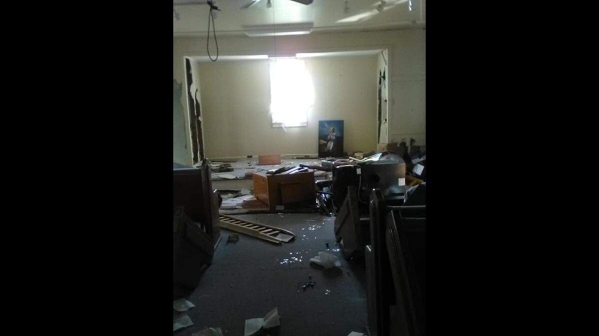 Officials charged a 20-year-old man on Friday, March 19, 2021, after a church in Stanton, Ky., was the victim of vandalism earlier in the week.