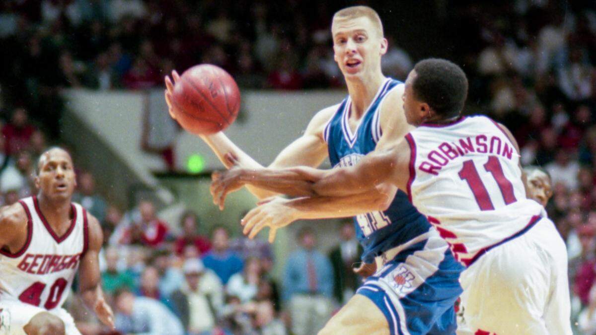 Kentucky’s Mark Pope is one of seven current NCAA Division I men’s basketball head coaches who won a Division I national title as a player.