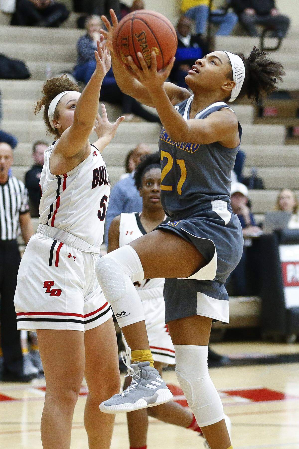 Henry Clay freshman Amiyha Jenkins, right, averages 15.7 points per game.