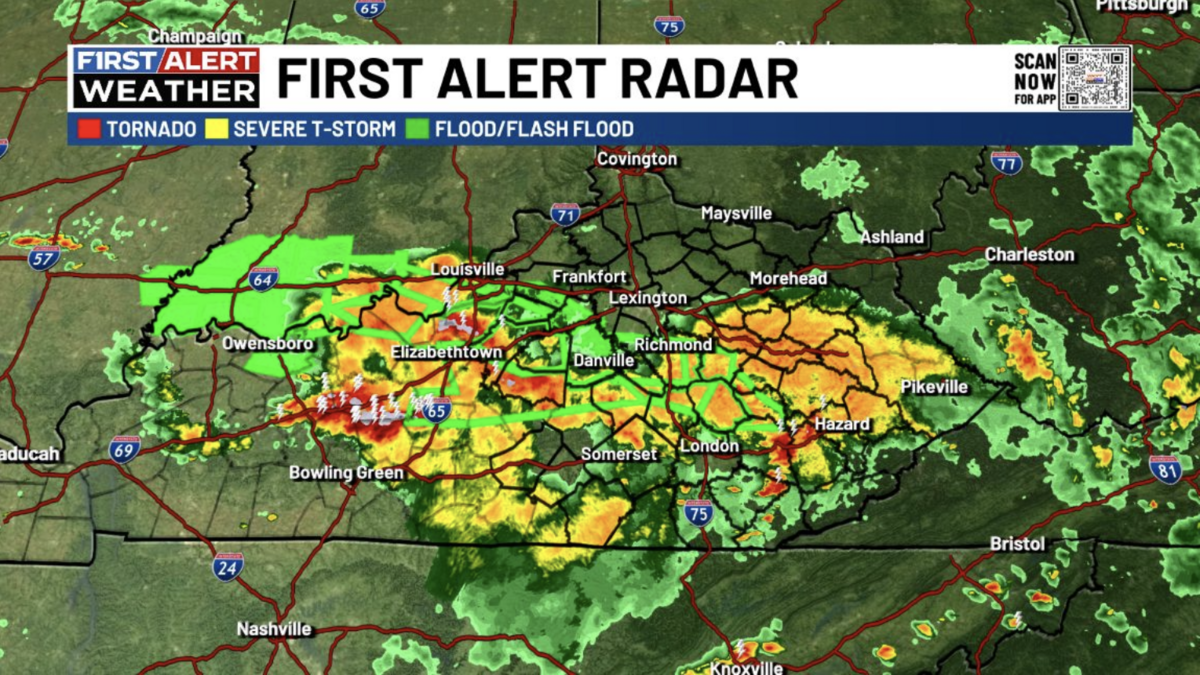 Incoming storms are expected to bring more rainfall and inclement weather. First alert warnings have been issued across Kentucky.