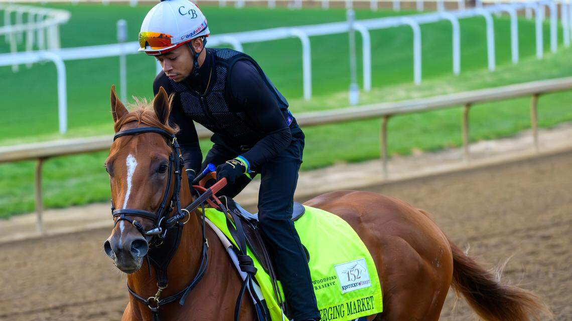 ‘He took us here.’ Emerging Market is the buzz horse of the 2026 Kentucky Derby