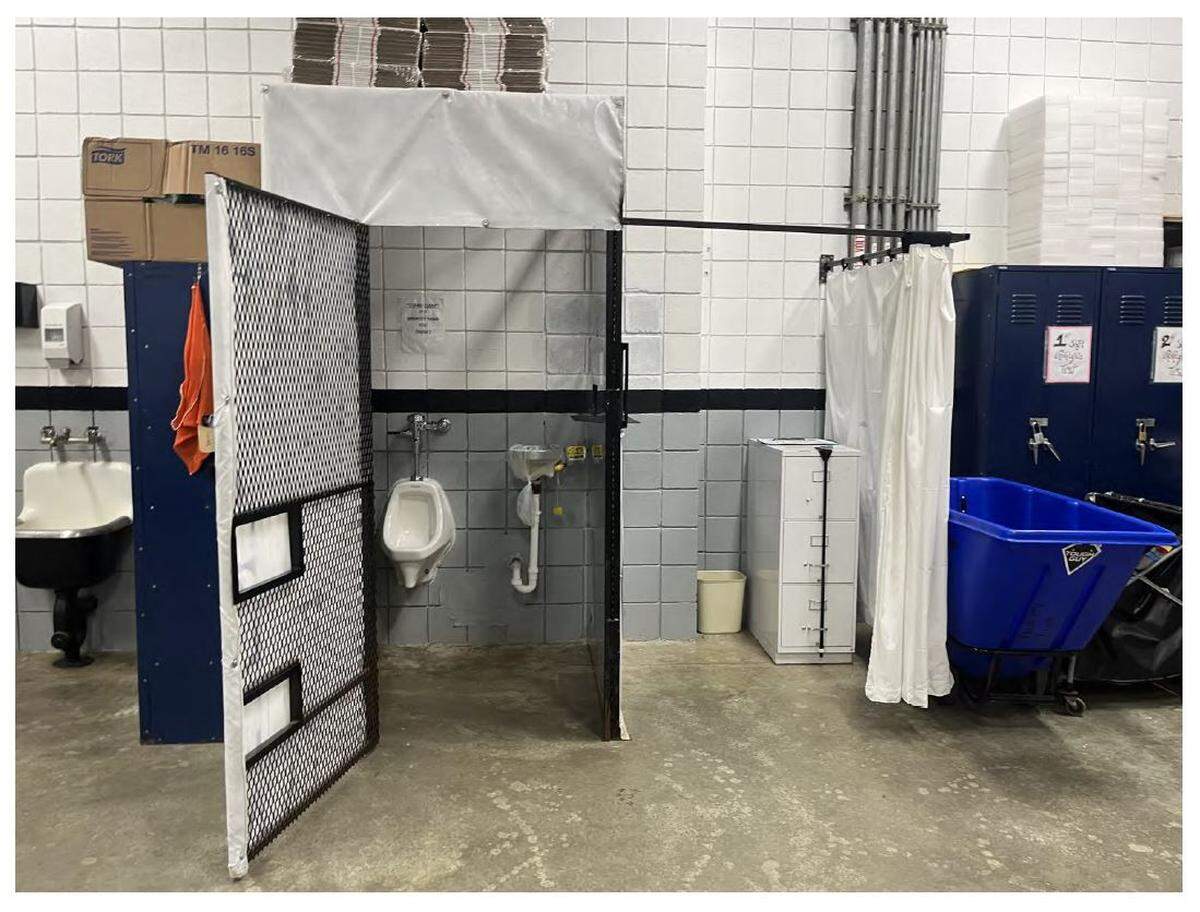 Drug testing - and tasering of inmates - occurred in the property room at Eastern Kentucky Correctional Complex.