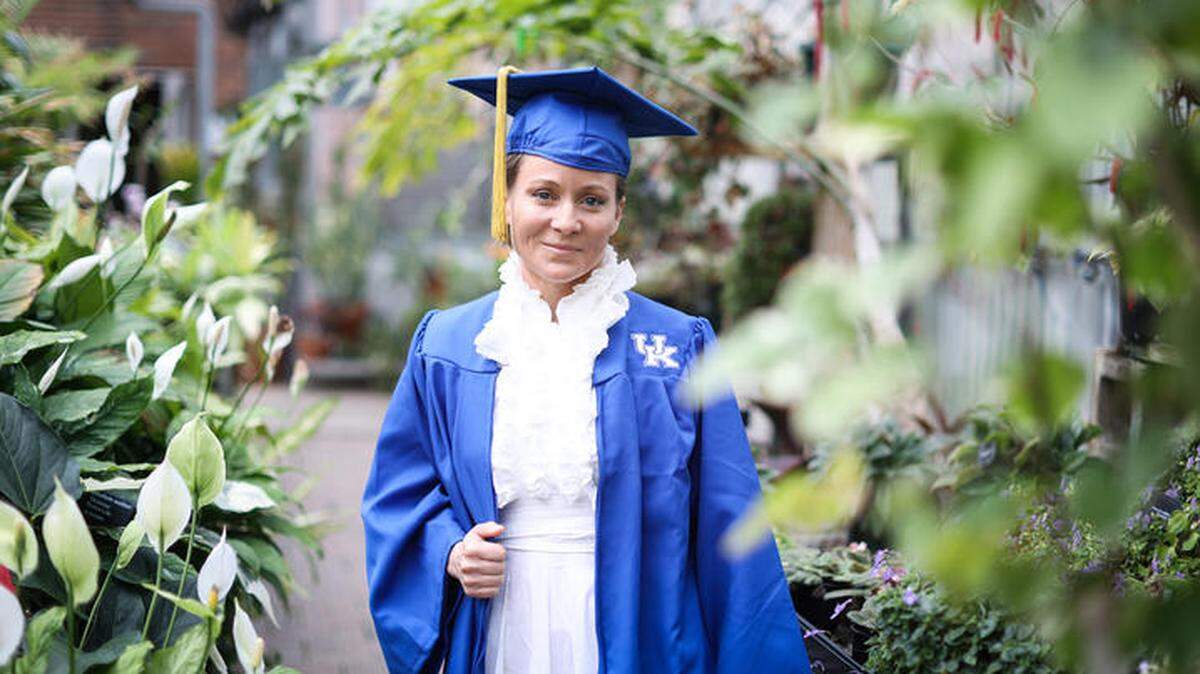 Angela Sanchez enrolled at UK at the age of 38 after touring the university with her children. She graduated from UK this weekend with a degree in landscape architecture.