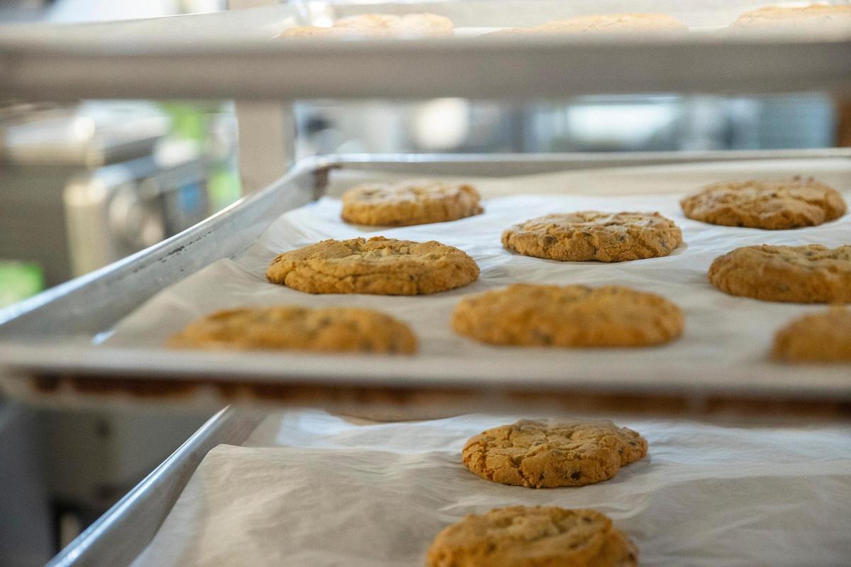 Andy’s also offers cookies, including some that are wheat free, breads, croissants, muffins, scones, savory pastries and more all made from scratch on site.