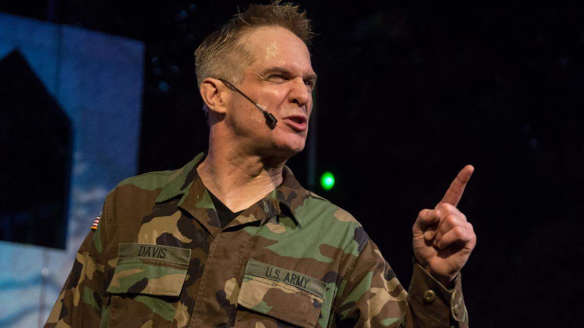 Tom Phillips as Iago in Antagonist Productions' version William Shakespeare's "Othello."