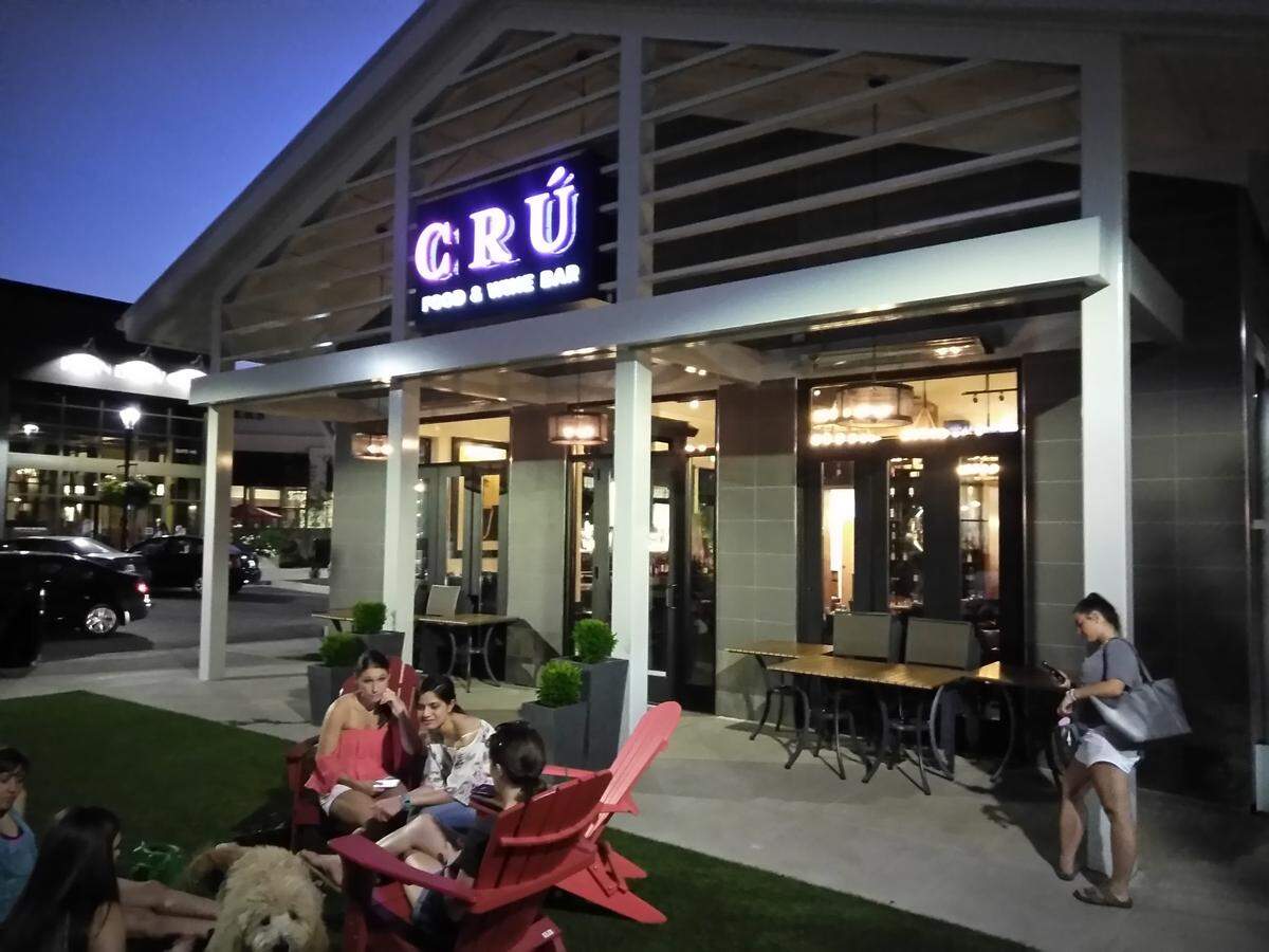 CRU Food & Wine Bar at The Summit at Fritz Farm apparently closed abruptly on Saturday.