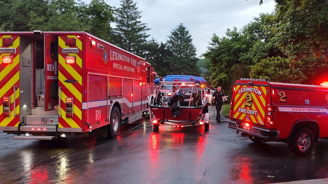The Lexington Fire Department pulled a teen from the water of Reservoir 2 off Laketower Drive Friday night.