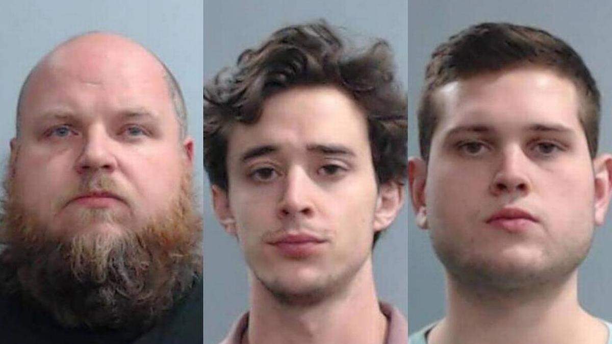 Left to right: John Nathaniel Cooper, Zachary Costin and Ethan Hatfield.