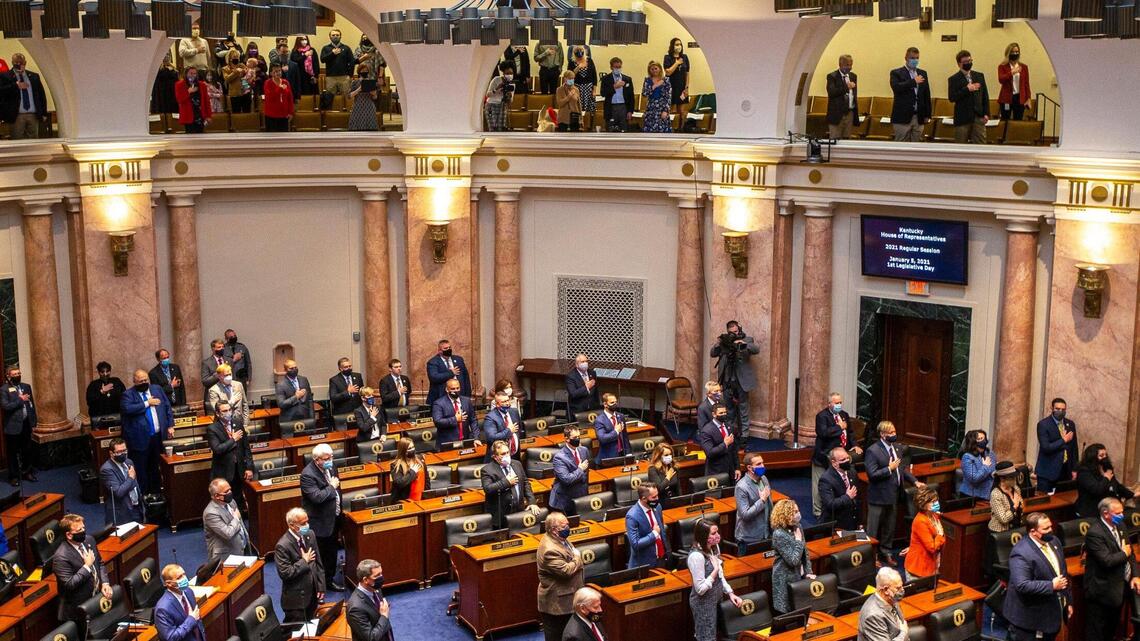 Republicans flex muscle to start session, targeting Beshear, courts, abortion rights