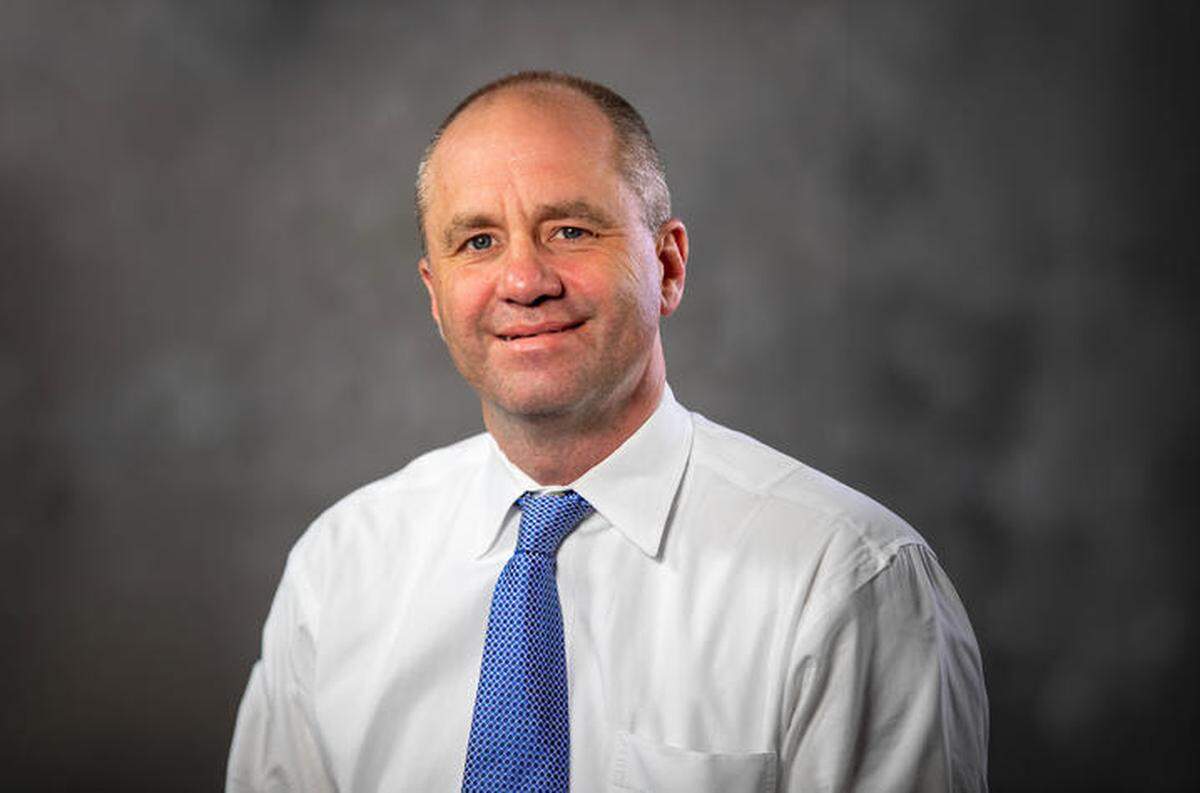 Jay Blanton on April 19, 2018.