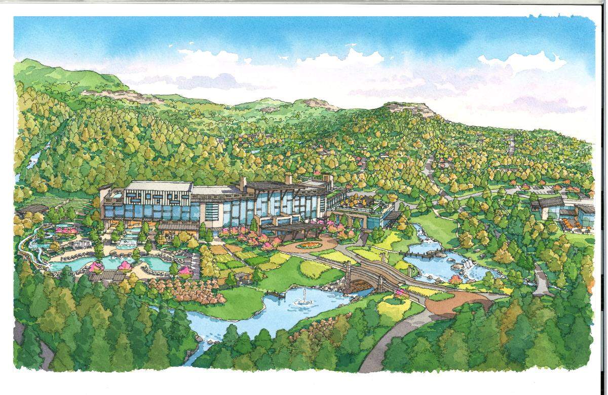 A luxury, 170-room lodge is being proposed for property in Slade near the Red River Gorge.