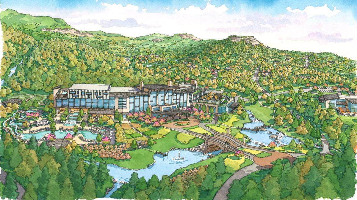A luxury, 170-room lodge is being proposed for property in Slade near the Red River Gorge.