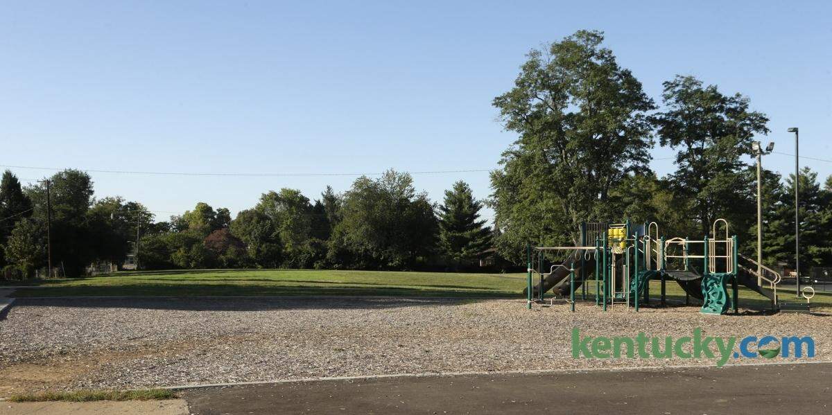 A playground set at Glendover Elementary School in Lexington, Ky., on Sept. 22, 2015.