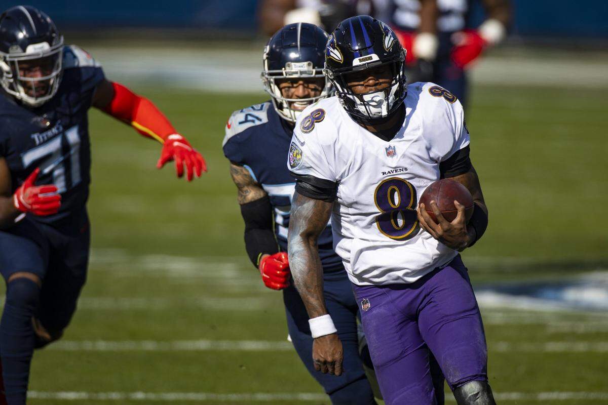 Former Louisville star Lamar Jackson directed the Baltimore Ravens to an 11-5 record and the team’s third straight playoffs appearance.