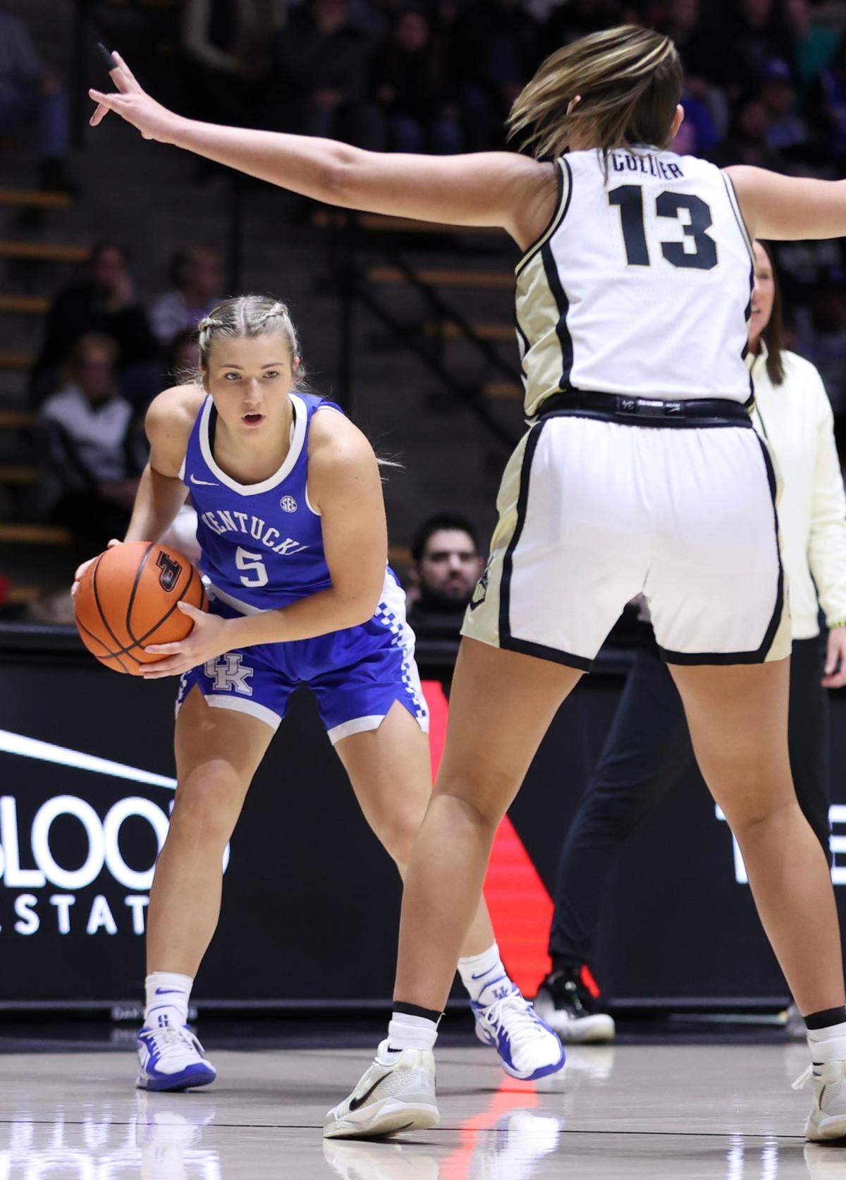 Kentucky’s Cassidy Rowe competes against Purdue on Saturday, Dec. 14, 2024.
