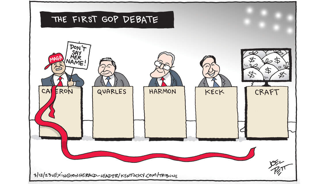 Joel Pett: The first debate