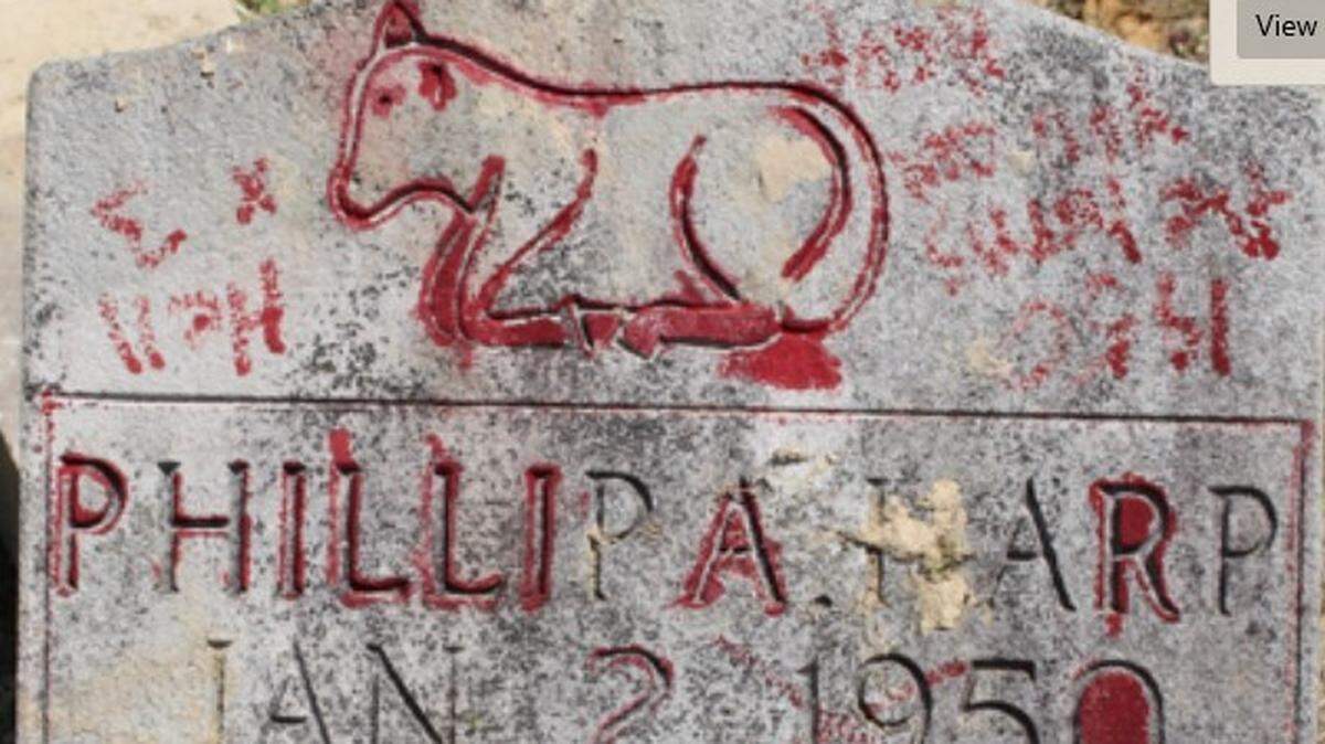 Multiple gravestones were defaced and destroyed at the Hamblin Cemetery in rural Whitley County, and the sheriff’s department is asking the public help them identify who is responsible.