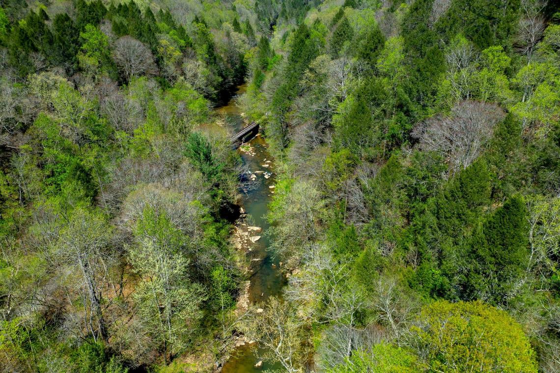 Clear Creek flows through Pine Mountain State Resort Park in Bell County.