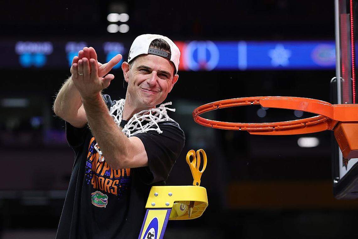 Florida men’s basketball coach Todd Golden is the third Gators head man to reach the Final Four and the second to win the NCAA championship. No. 25 Kentucky will play at No. 14 Florida Saturday in a battle for the SEC lead.