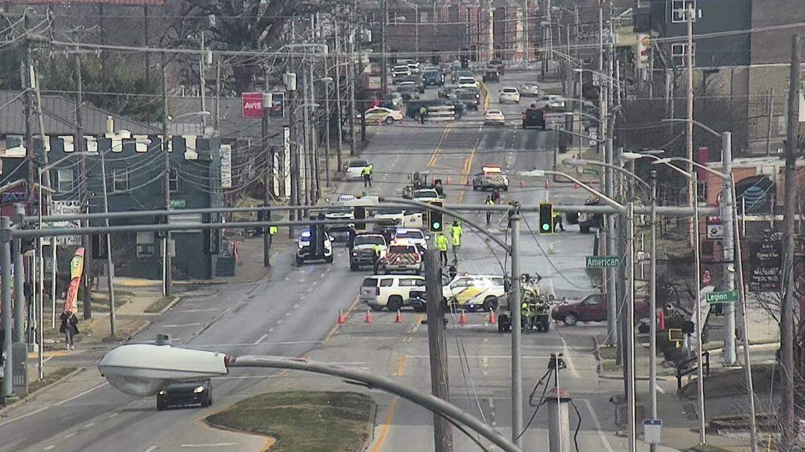 A section of South Broadway in Lexington, Ky. is shut down until further notice due to a water main break.