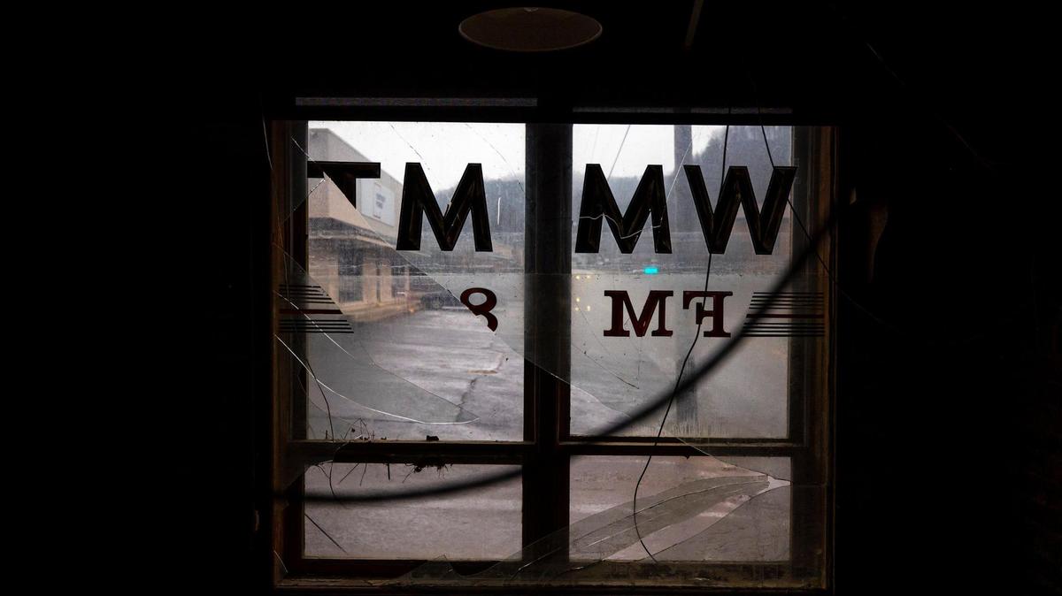 Water more than six feet high flooded the Appalshop main building, including the WMMT community radio station studio, in Whitesburg, Ky., last summer during a flood that devastated Eastern Kentucky.