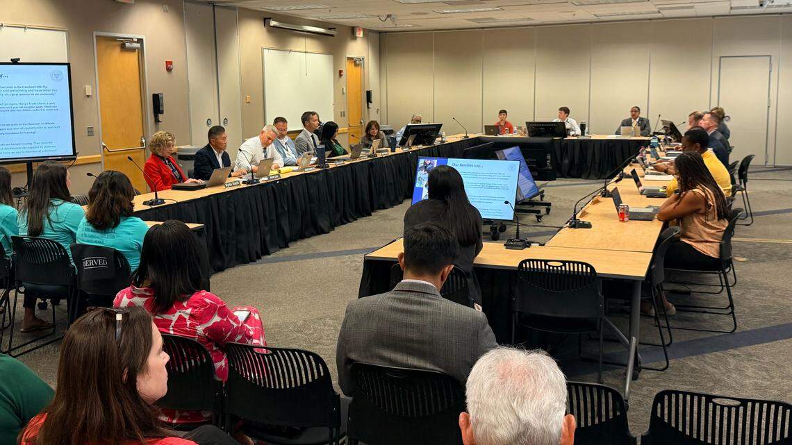 The Fayette County Board of Education’s meeting on Thursday, April 16, 2026.