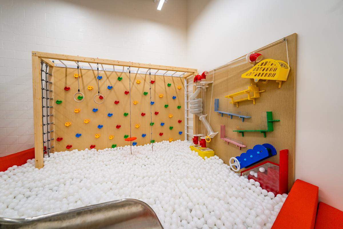 Playground Abode will have all kinds of play spaces for kids including Lego walls, climbing walls, ball pits and more.