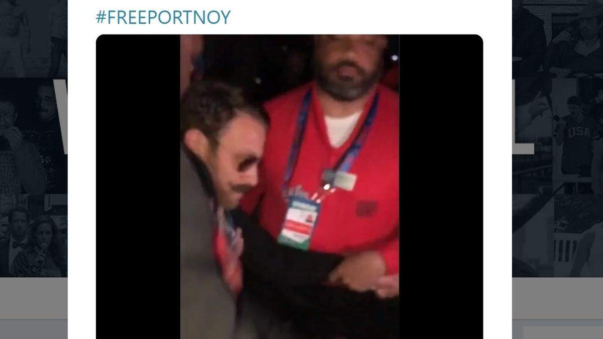 Barstool Sports President Dave Portnoy, who trashed Lexington’s Goodfellas pizza, got ejected from the Super Bowl. Barstool’s Twitter page featured the video of the ejection and Portnoy Tweeted about his release from jail after the game.