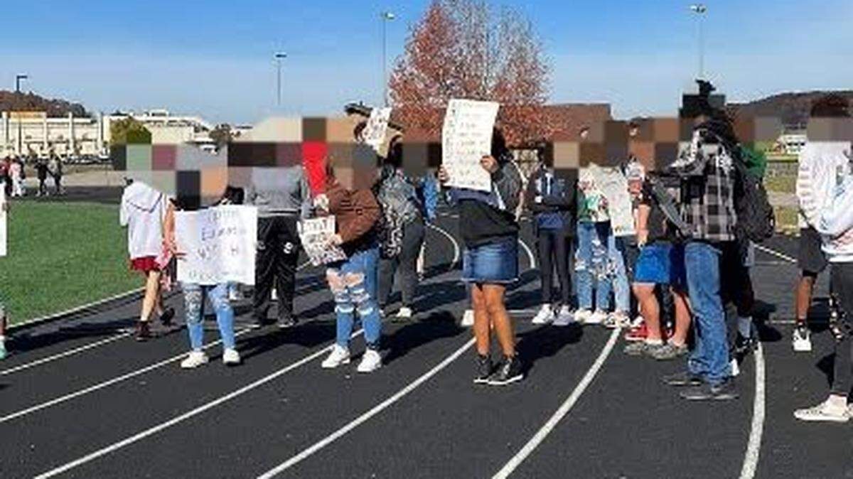 Students at Rowan County High School recently held a walkout with administrators’ blessings to show support for minority students