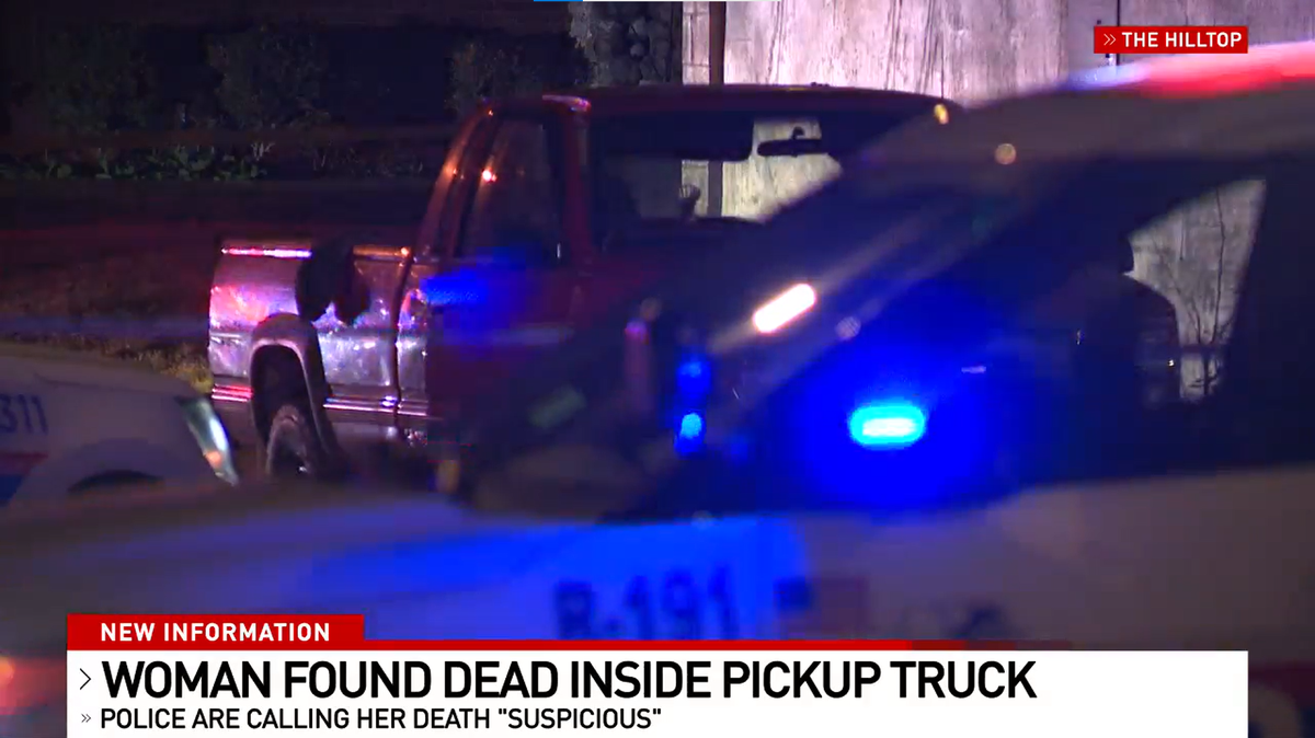 Columbus police are investigating a “suspicious death” after a call about an unresponsive woman led to a body being found in a pickup truck.