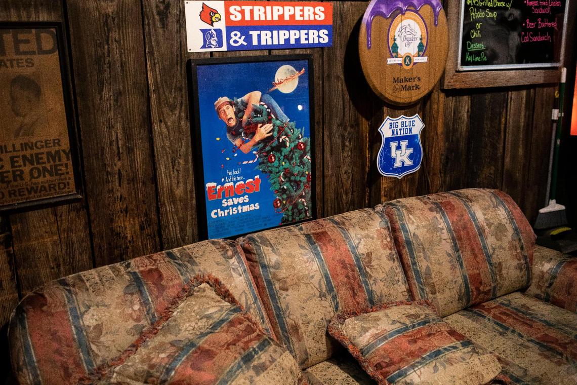 Actor Jim Varney often came into Charlie Brown’s when he was in town. The bar still has a poster honoring the late Lexington native.