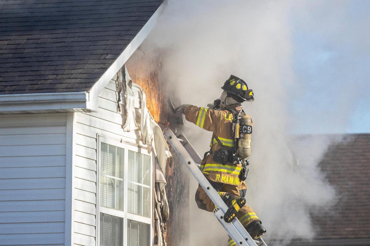 Lexington firefighters responded to a structure fire on Fiddler Creek Way in Lexington Tuesday.