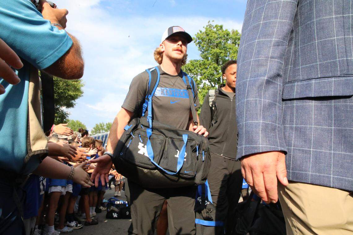 Kentucky Wildcats quarterback Brock Vandagriff attempted just 21 passes in three seasons at Georgia but has started the first two games of the 2024 season for the Wildcats.