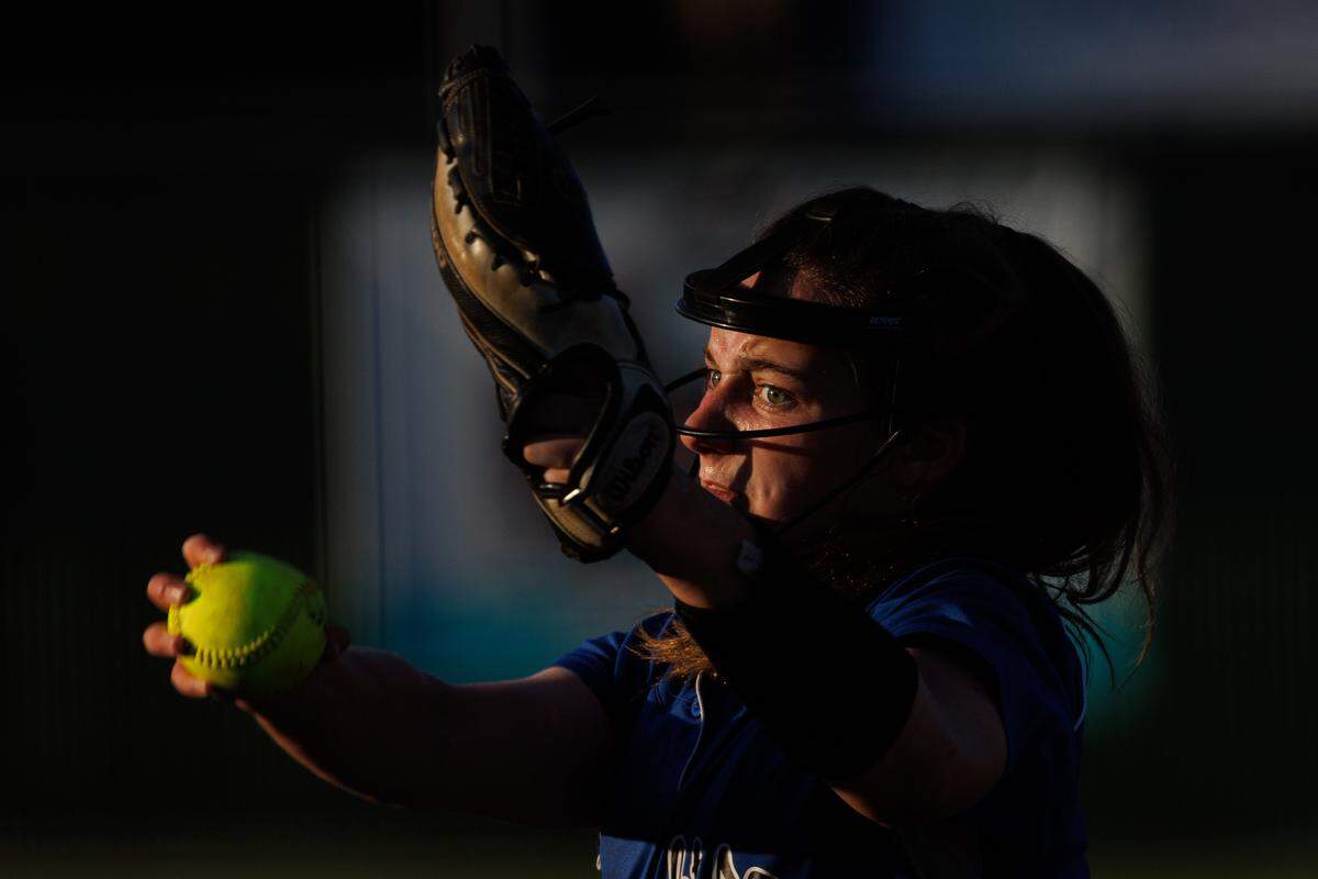 Lexington Catholic freshman Abby Hammond pitched a shutout in Tuesday night’s 11th Region semifinals while going 5-for-5 at the plate.