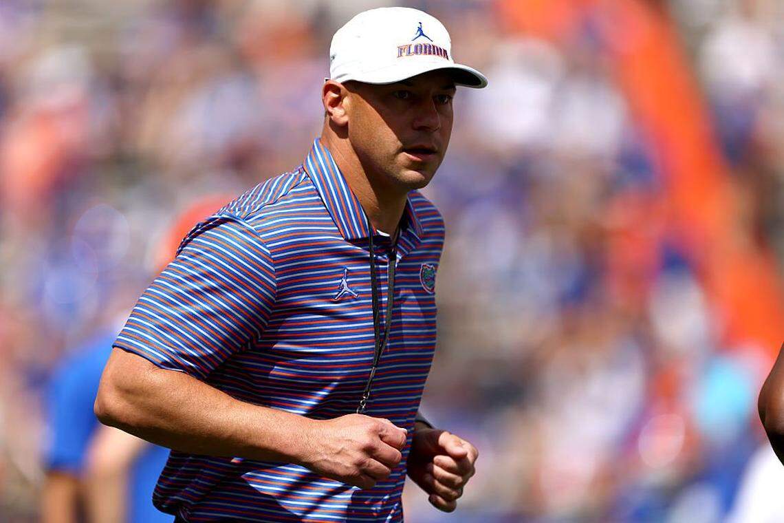 New Florida football coach Jon Sumrall is a former linebacker and assistant coach at Kentucky.