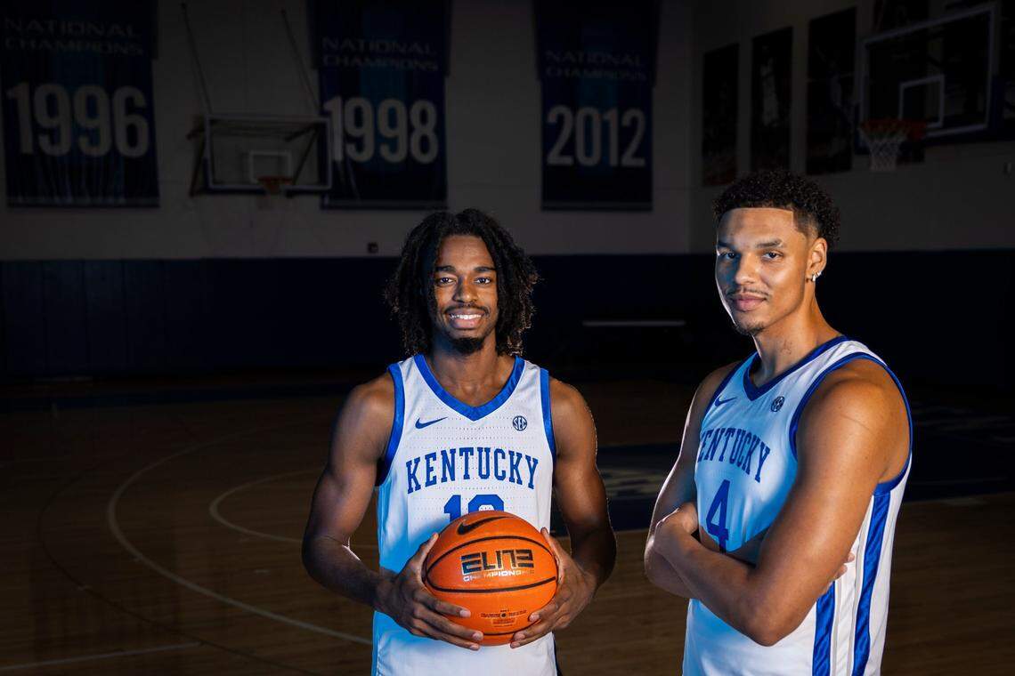 Kentucky basketball players Antonio Reeves and Tre Mitchell have been key leaders for the Wildcats during the 2023-24 season.