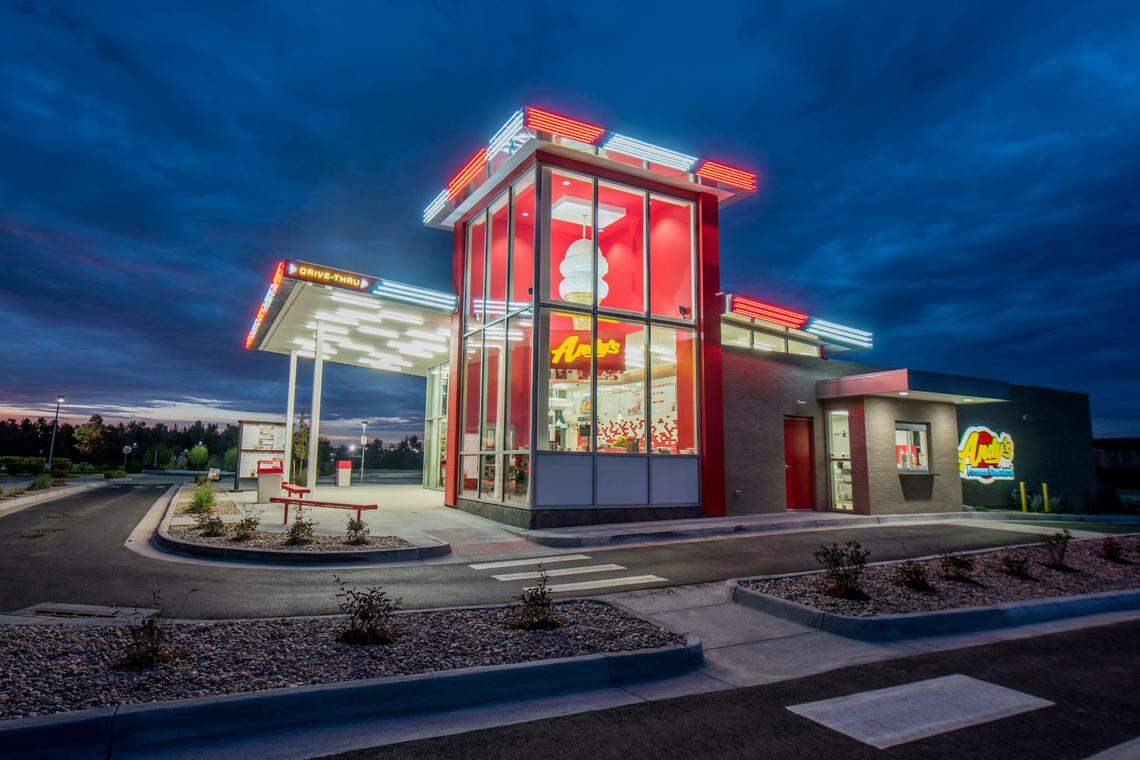 Andy’s Frozen Custard will be putting a new location in Lexington that will look similar to this one, with a wrap-around drive-thru and walk-up windows.
