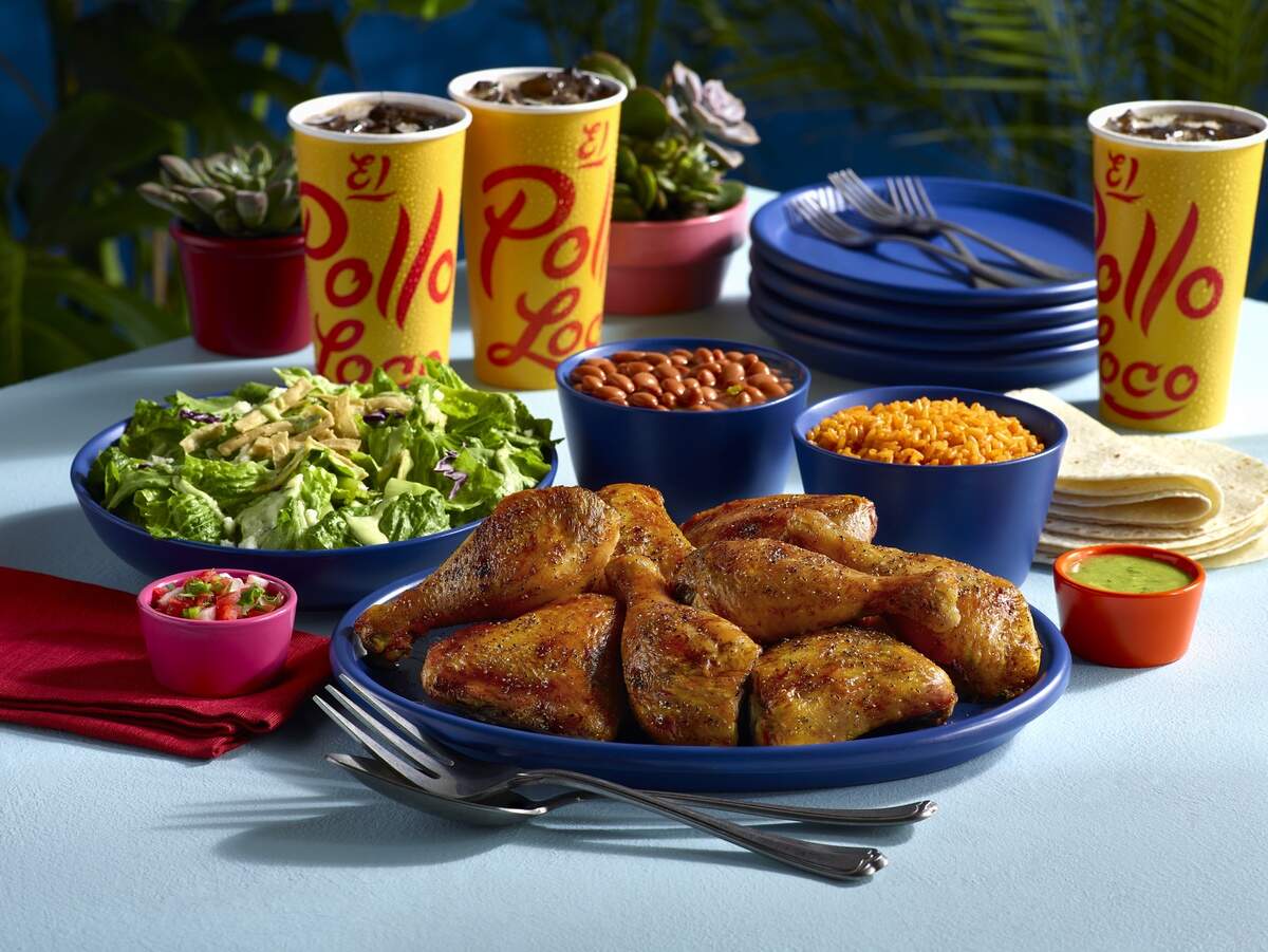 An 8-piece family meal from El Pollo Loco. Photo courtesy of El Pollo Loco.