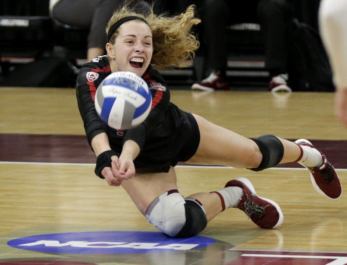 Former Notre Dame Academy star Morgan Hentz led Stanford to three NCAA women’s volleyball national titles in her four-year career.