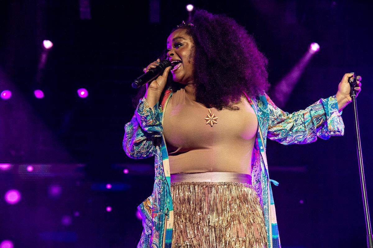 Jill Scott performs at the 2018 Essence Festival at the Mercedes-Benz Superdome on Friday, July 6, 2018, in New Orleans. This weekend, she plays the Cincinnati Music Festival.