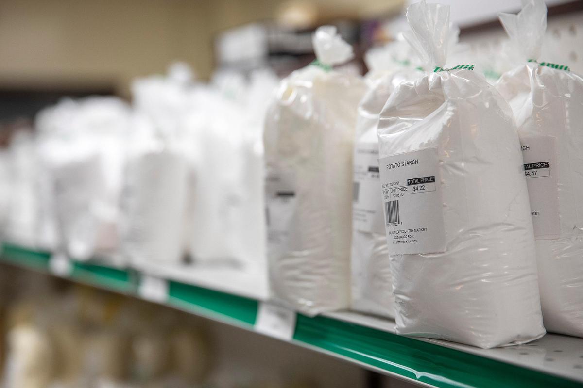 Bulk goods at Walnut Leaf Country Market at 4004 Camargo Rd. in Camargo, Ky. Tuesday, Feb. 18, 2020.