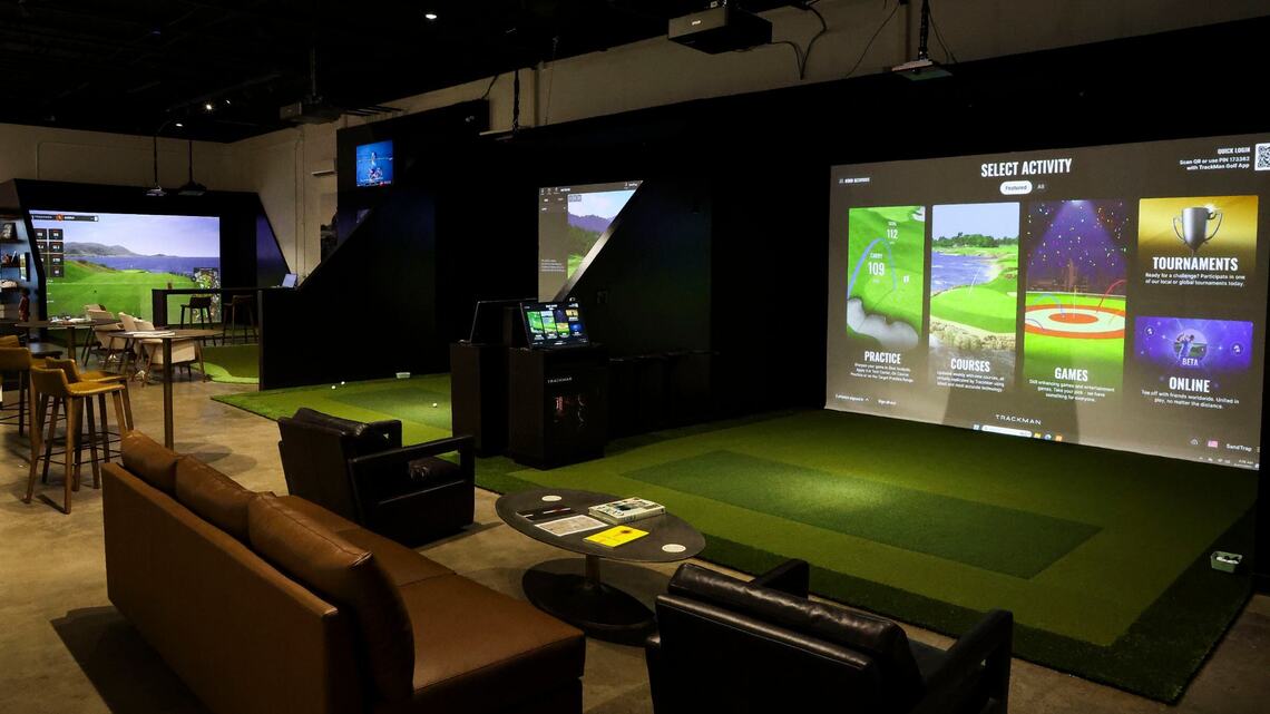 Play golf anytime, watch sports at this new Lexington simulator, bar
