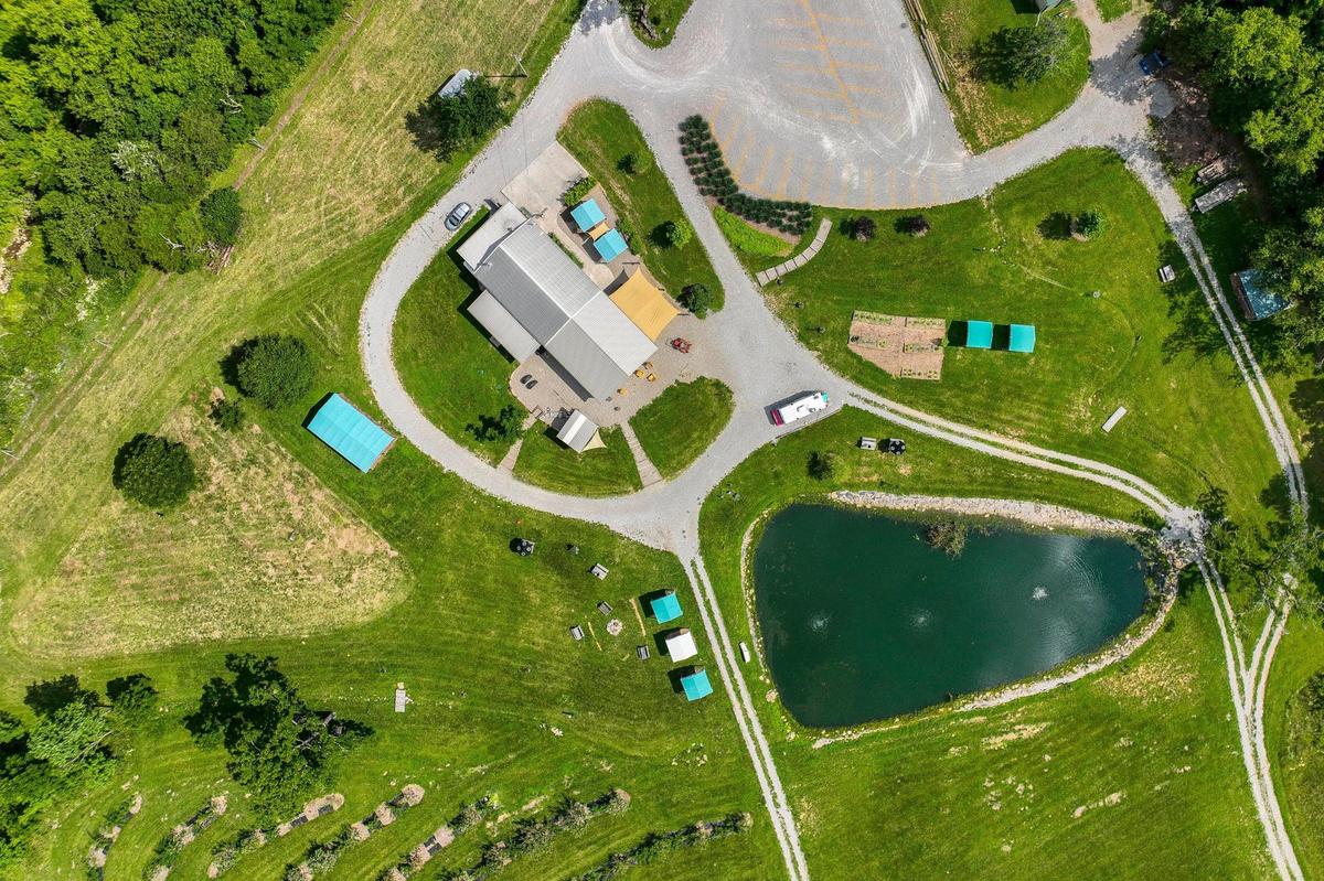 An apple orchard that contributes to West Sixth ciders and a large patch of raspberries and blackberries that add to flavor profiles in their brews are located at the breweries farm in Frankfort.