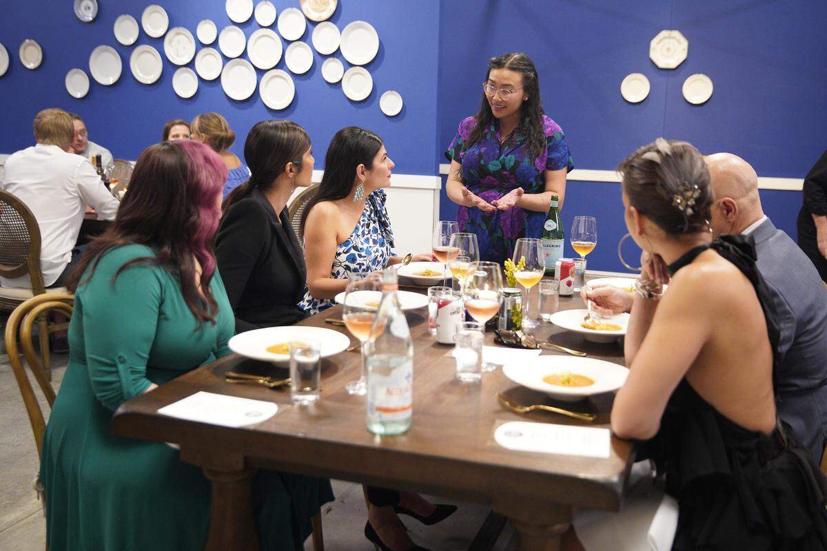 Sent home: Chef Nini Nguyen, who twice had the best dish of the elimination challenge. But she and her dessert melted under the glare of Restaurant Wars.