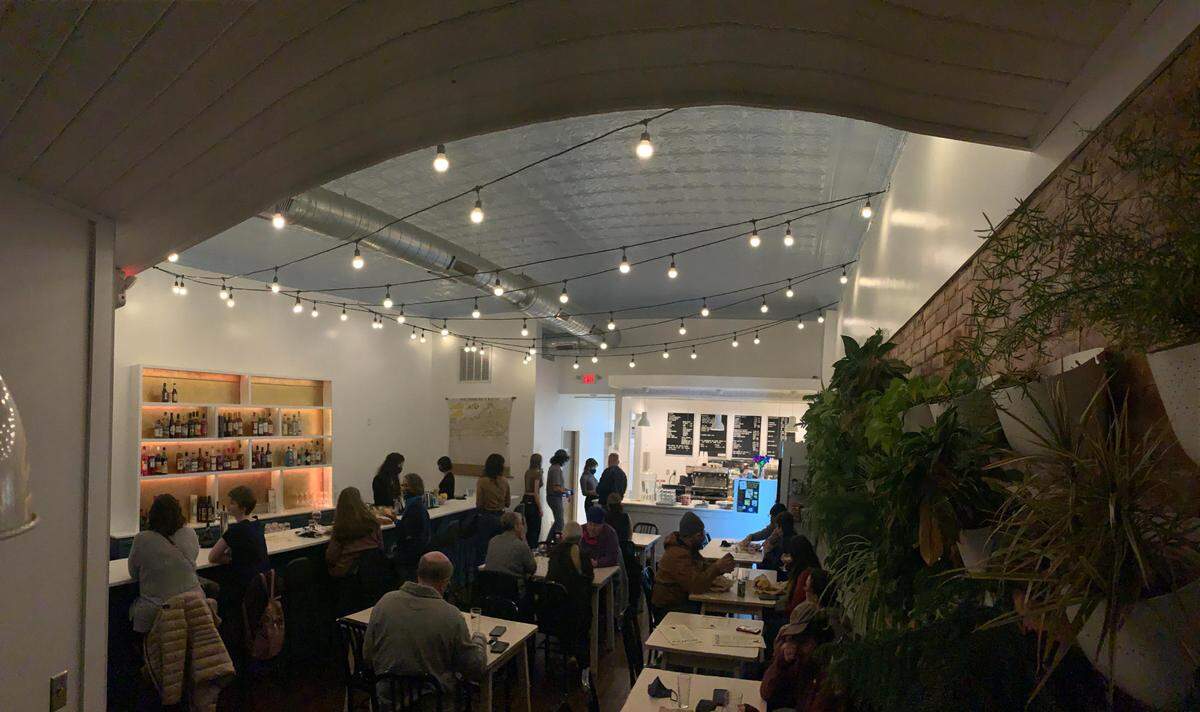 Nightjar, named for a nocturnal bird, is a new restaurant and bar inside Native Bagel Co. in Berea.