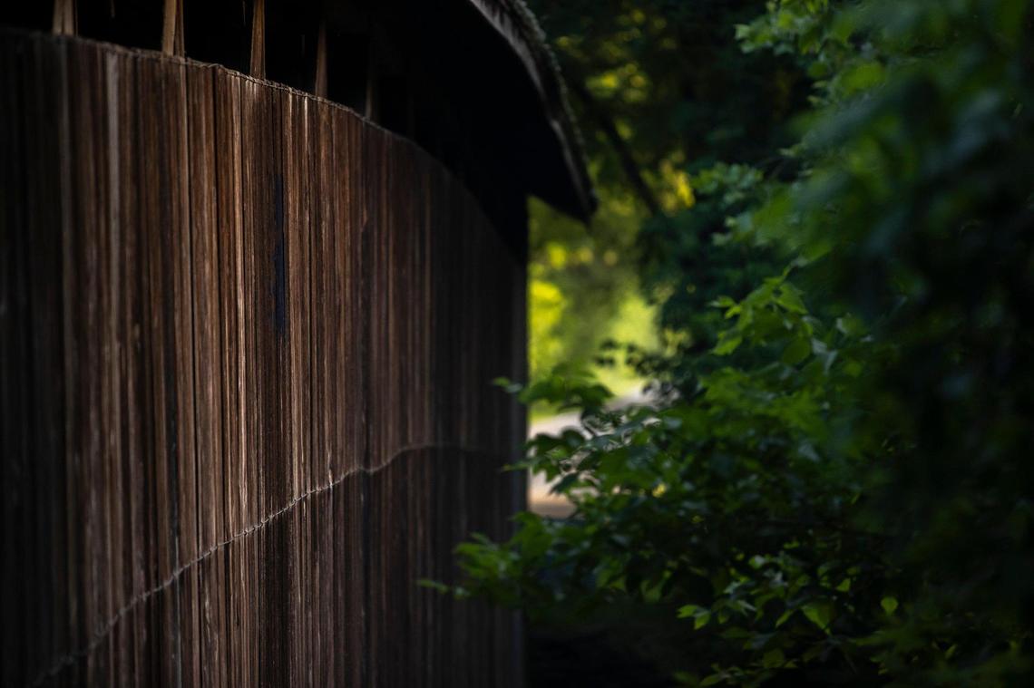The Colville Covered Bridge is located in Bourbon County, Ky. The bridge, which is open to traffic, was originally built around 1877.