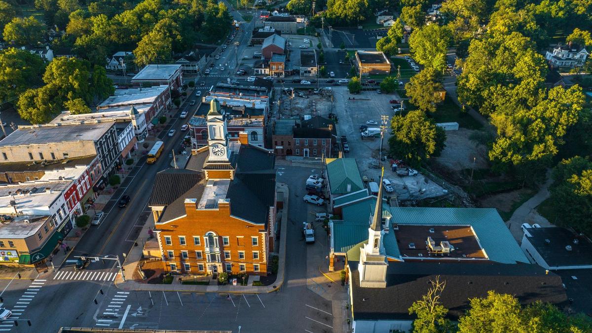 Downtown Versailles, Ky.