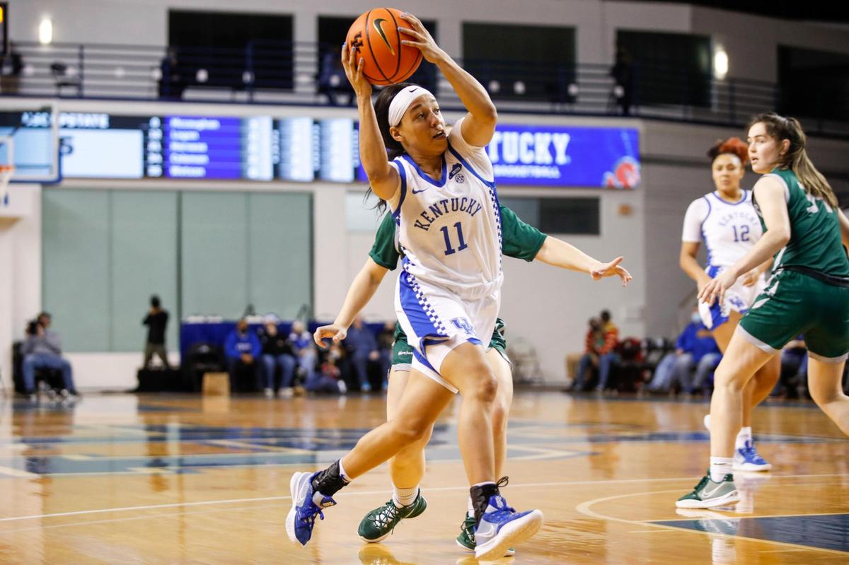 Jada Walker is third on the UK team in minutes played and points scored as a freshman.