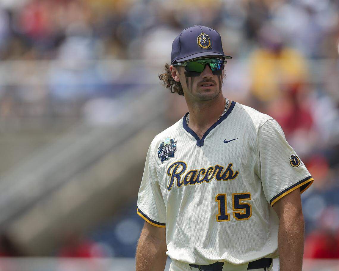 Murray State outfielder Jonathan Hogart hit .338 with 22 home runs and 65 RBI to lead the Racers to the Men’s College World Series.